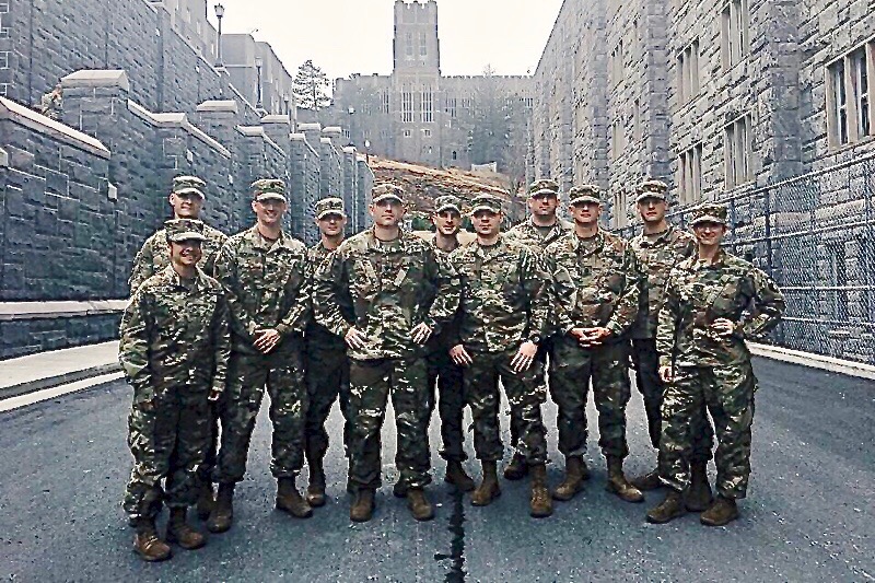 The Austin Peay Ranger Challenge team poses for a group photo at West Point, New York.