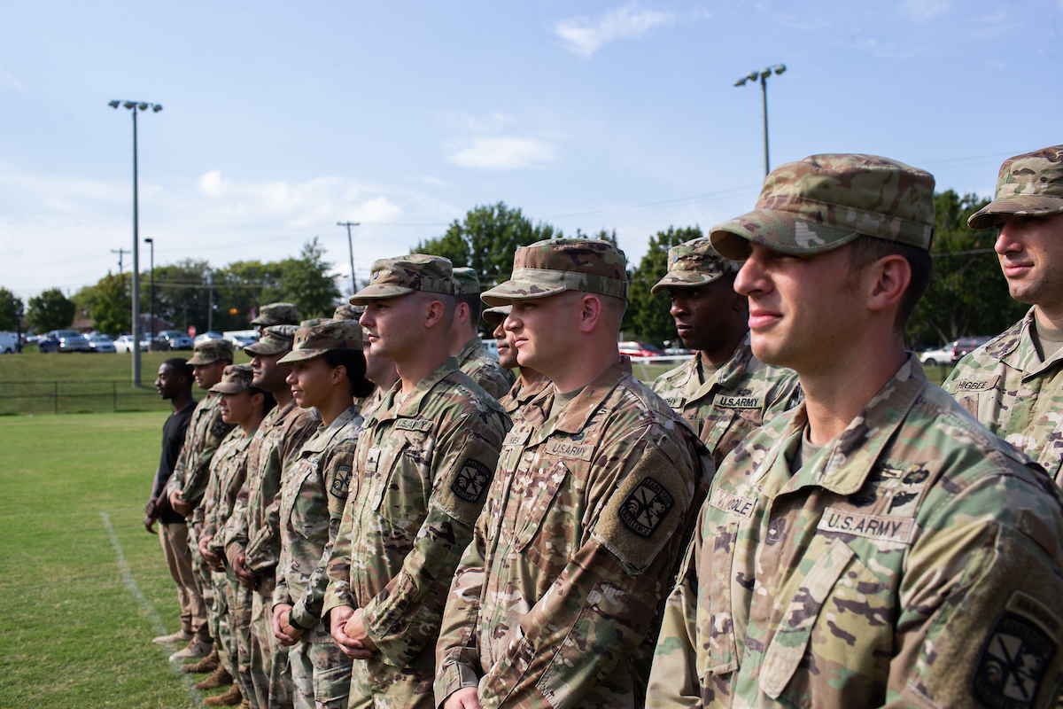 Twenty of the 117 cadets at Austin Peay have served in 41 combat tours.