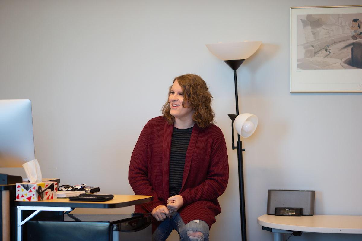 Kaye Vassey – who worked on such movies as “Shrek,” “Madagascar” and “How to Train Your Dragon” before joining Epic Games and the “Fortnite” team – visited APSU on Oct. 23 to give a public lecture about her work and artistic practice. She also gave two workshops in animation classes before the lecture.