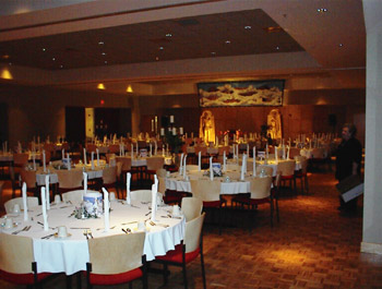 Picture of Ballroom Setup for baquet