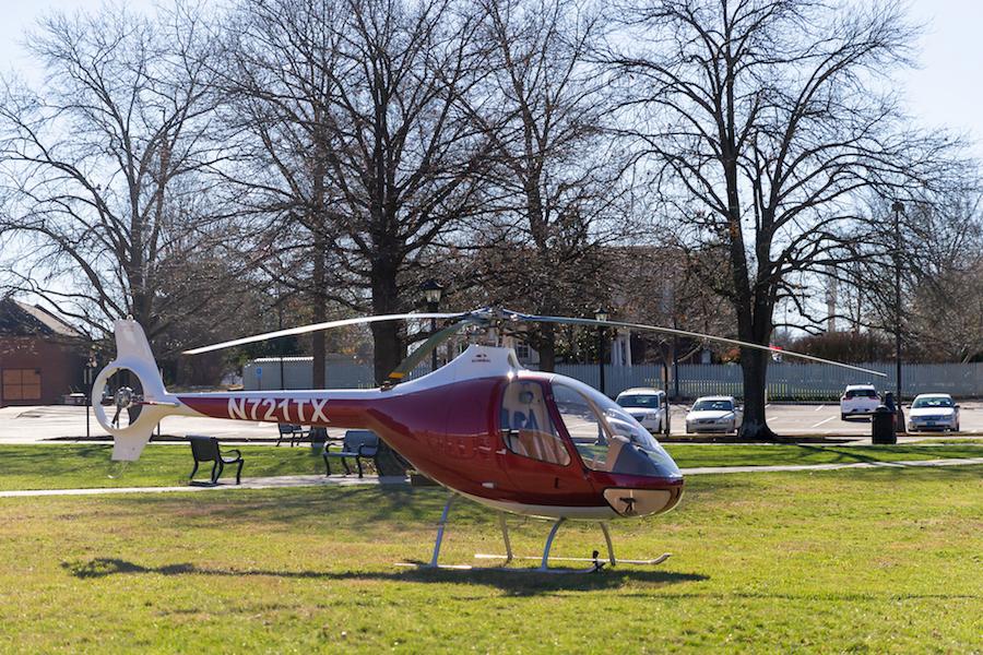Austin Peay State University officials on Wednesday, Jan. 9, unveiled the first of three helicopters in its new rotor-wing fleet. The helicopters bolster the state’s first and only rotorcraft program attached to a bachelor’s degree.