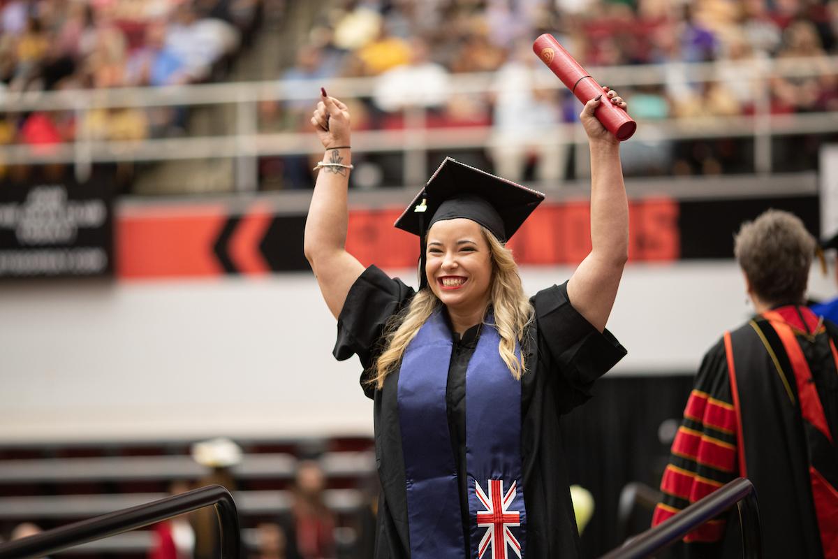 2019 Summer Commencement More than 400 graduates received degrees during Austin Peay State University's Summer Commencement on Aug. 9, 2019. Circuit Court Judge Kathryn Olita, 19th Judicial District, delivered the keynote address.