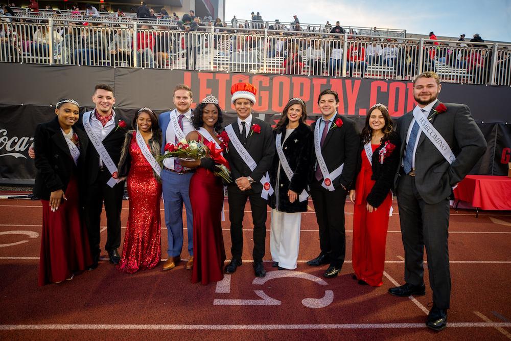 Homecoming Week at Austin Peay State University culminated on Saturday night with the Veterans Homecoming Parade, the Homecoming game, the crowning of the Homecoming king and queen, the Alumni Awards Lunch and the NPHC Homecoming Step Show.