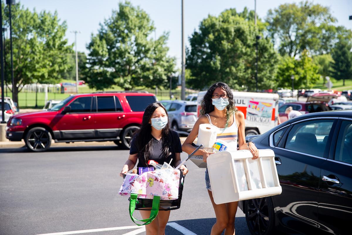 Welcome, students! 

Students started moving in on Saturday, and they’ll continue to move in for the fall semester through Friday.

To read more about the move-in schedule, click here. 

Hungry? 

To see when and where to eat on campus during move-in week, go to https://dineoncampus.com/apsu/movein-week. 
Need books, supplies and spirit gear? 

The Ann R. Ross Bookstore – at its new location at Fourth and College streets – is open 7:30 a.m.-6 p.m. Monday-Friday and 10 a.m.-4 p.m. on Saturdays. Visit https://apsu.bncollege.com/shop/apsu/home for more details.