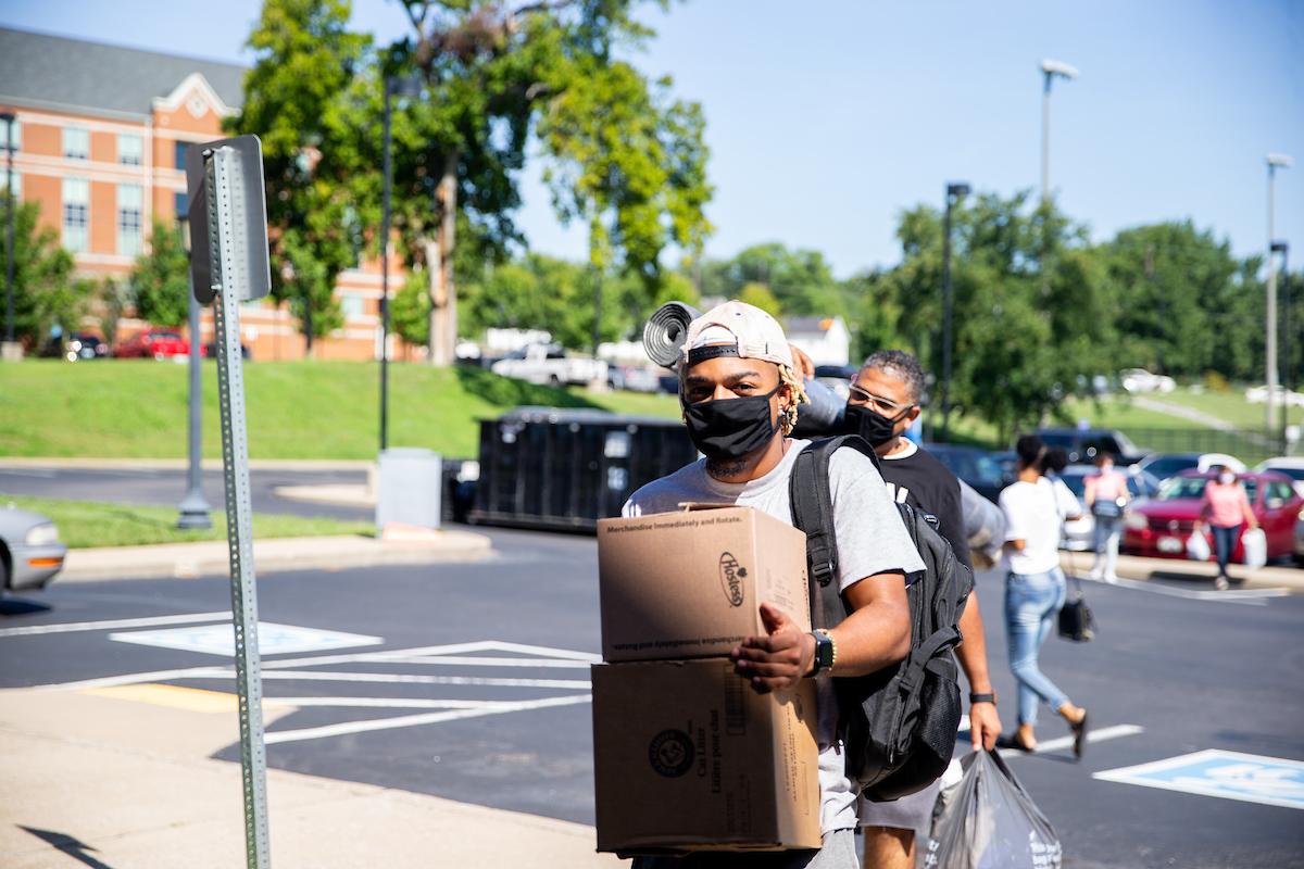 Welcome, students! 

Students started moving in on Saturday, and they’ll continue to move in for the fall semester through Friday.

To read more about the move-in schedule, click here. 

Hungry? 

To see when and where to eat on campus during move-in week, go to https://dineoncampus.com/apsu/movein-week. 
Need books, supplies and spirit gear? 

The Ann R. Ross Bookstore – at its new location at Fourth and College streets – is open 7:30 a.m.-6 p.m. Monday-Friday and 10 a.m.-4 p.m. on Saturdays. Visit https://apsu.bncollege.com/shop/apsu/home for more details.