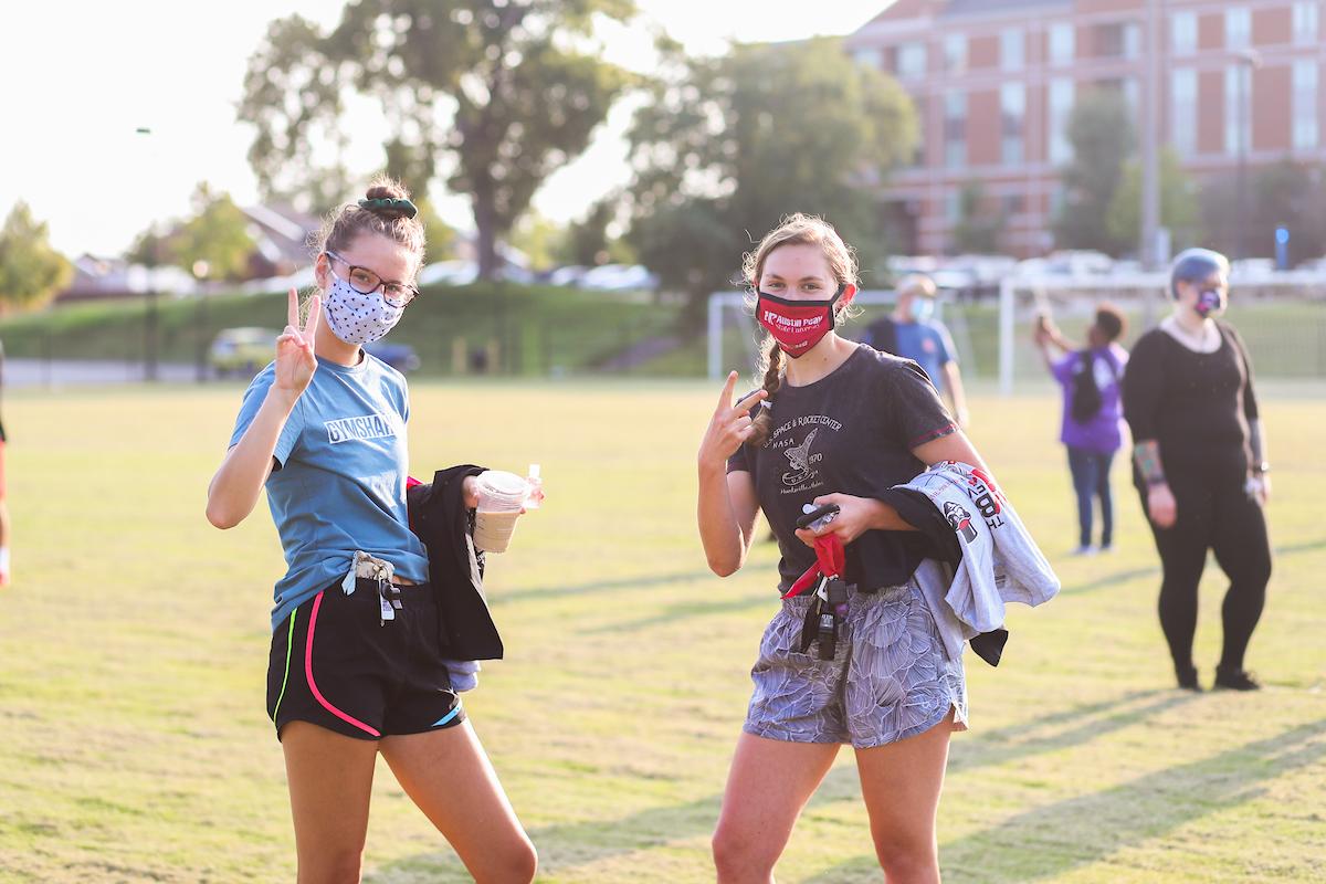 Austin Peay State University students participated on Thursday, Sept. 10, in “The Unity Step” – a solidarity walk on nearby trails to show they’re united in navigating social unrest affecting the country.