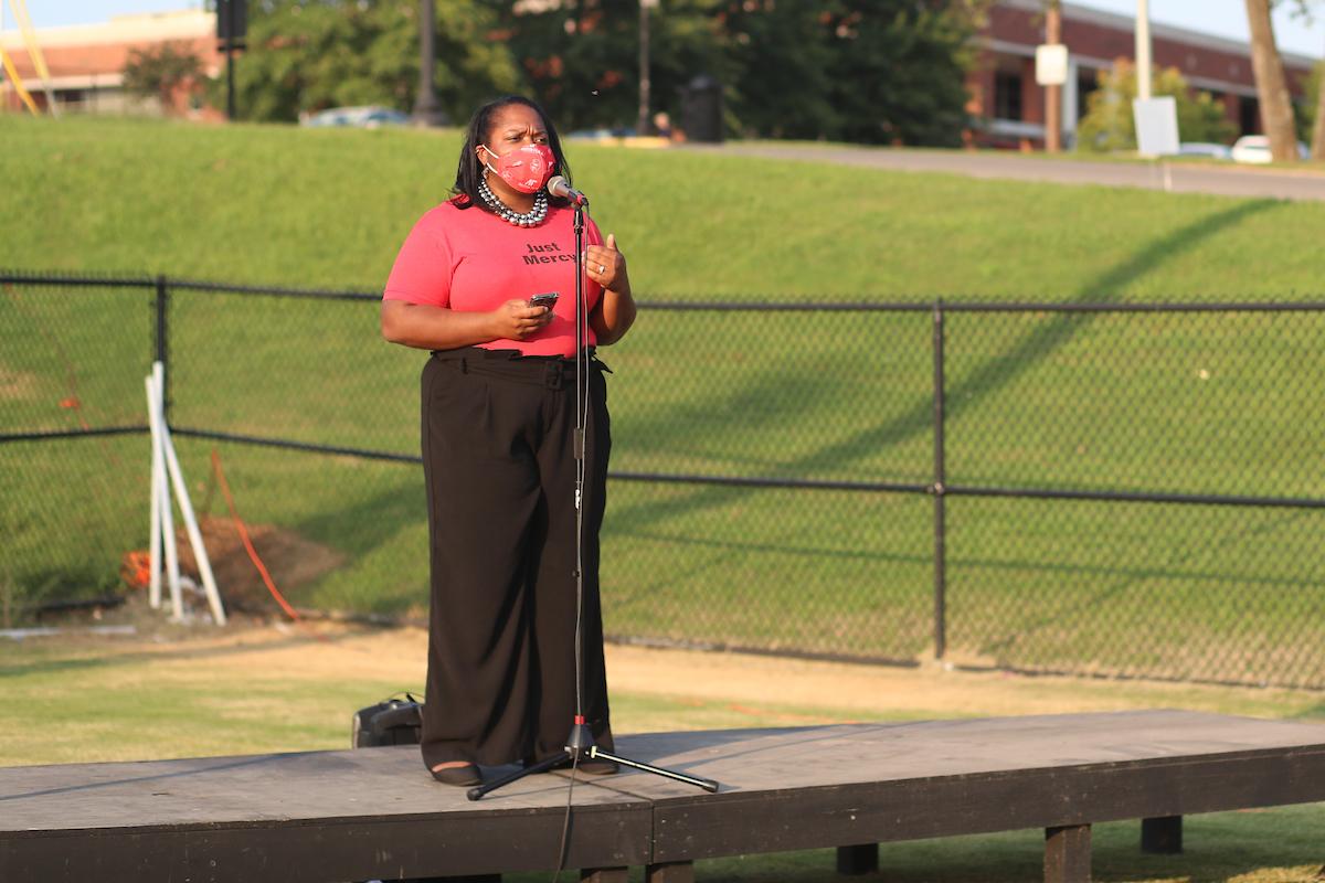 Austin Peay State University students participated on Thursday, Sept. 10, in “The Unity Step” – a solidarity walk on nearby trails to show they’re united in navigating social unrest affecting the country.