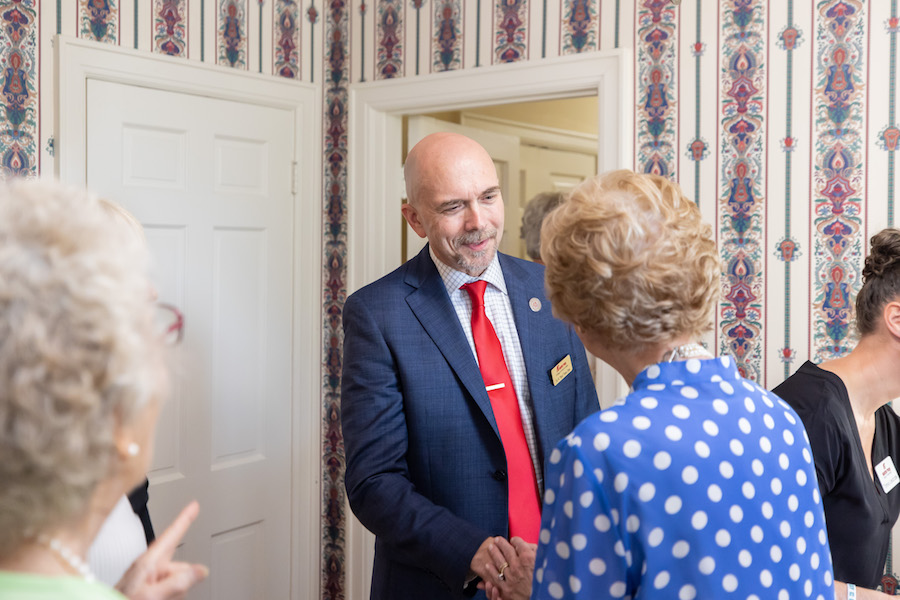 The University formally welcomed Buzz Hoon as the new dean of the College of Arts and Letters during an off-campus reception on Friday, August 26. Sean McCully | University Photographer and Videographer