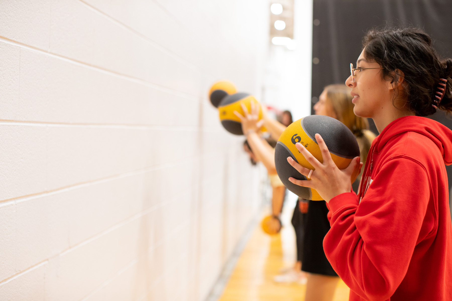 This week's photos come from a health and human performance class and the donation of a Steinway piano - and everything between.
