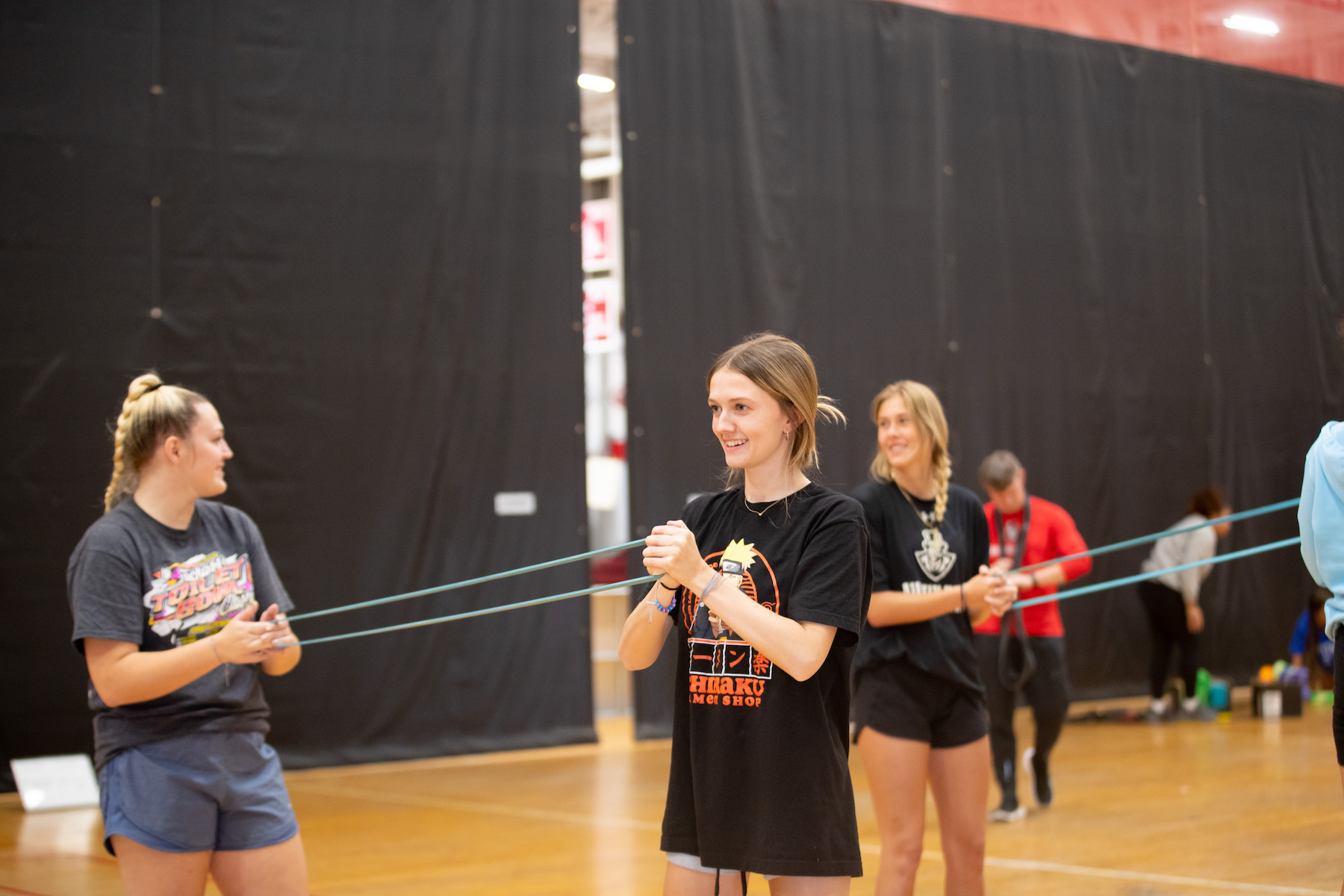 This week's photos come from a health and human performance class and the donation of a Steinway piano - and everything between.