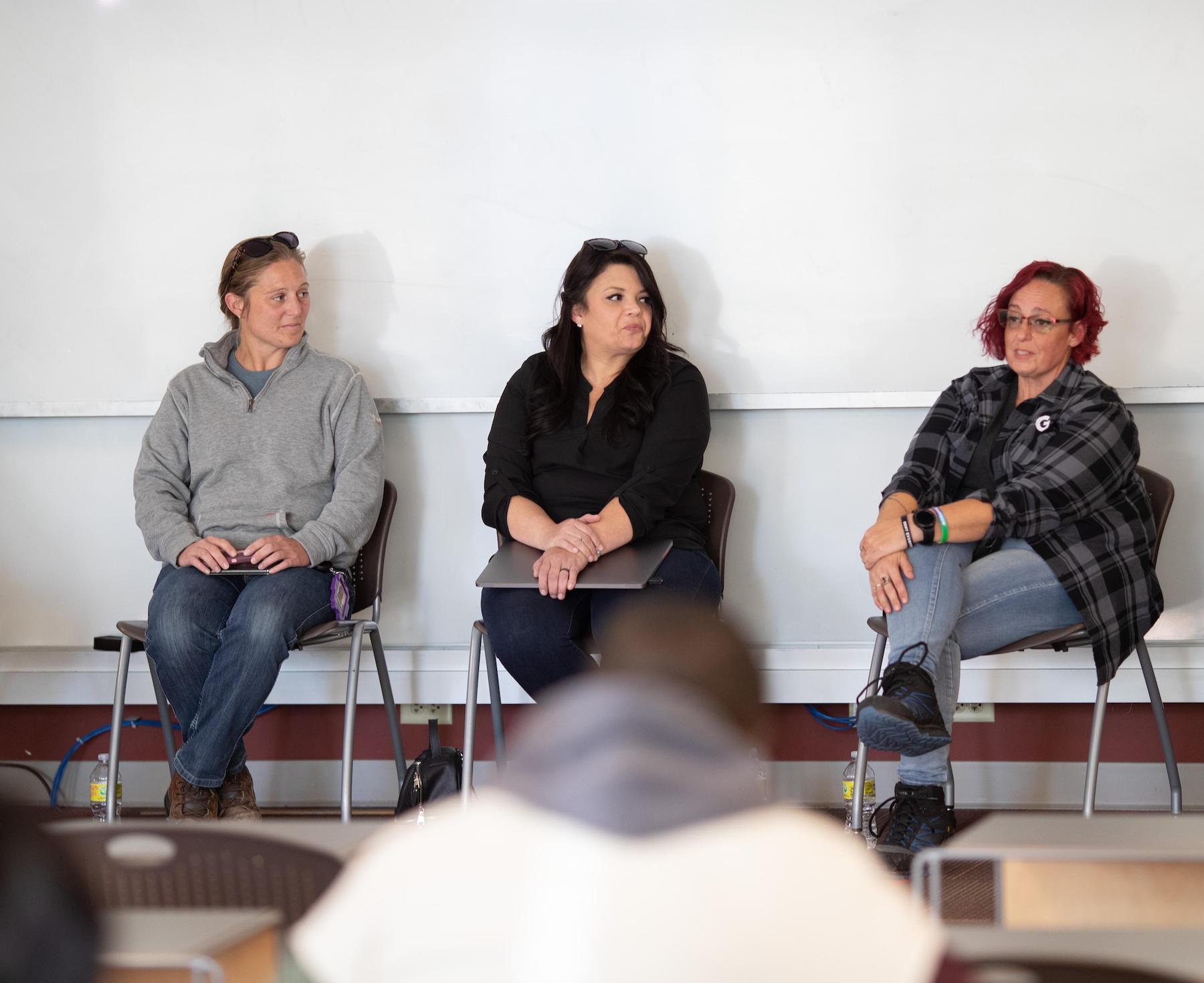 The College of STEM hosted a panel discussion of Google representatives in celebration of “Women in Technology” on Wednesday, Sept. 28, in the Maynard Mathematics and Computer Science Building.