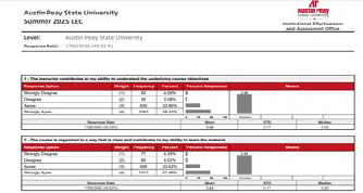Visual screenshot of an example Detailed Report.