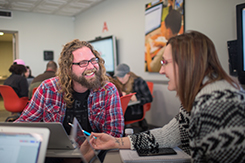 Students work in Ready to Teach classroom