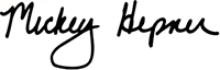 Mickey Hepner's signature