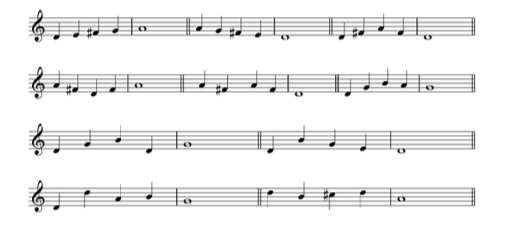 Echo-sing audition sheet music