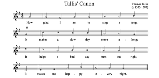 Tallis' Cannon Audition Sheet Music