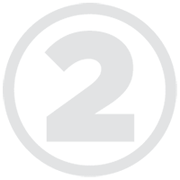 A light gray 2 in a circle