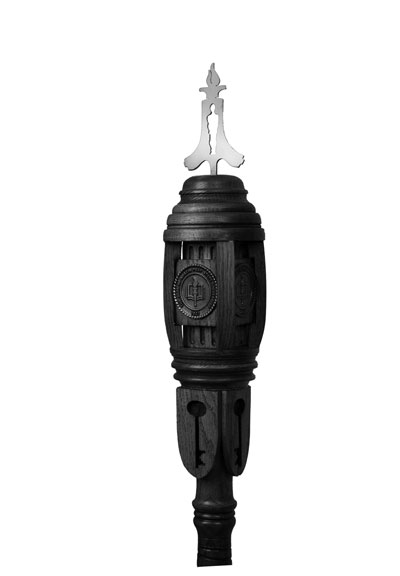 Black and white photo of the Ceremonial Mace