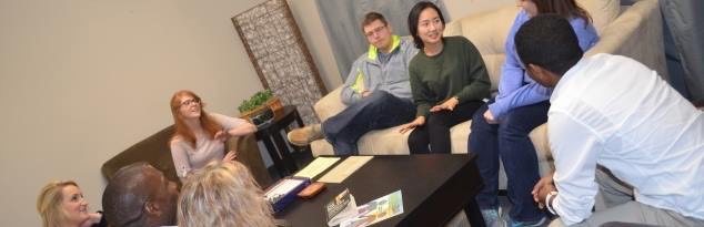 group of students in a counseling room