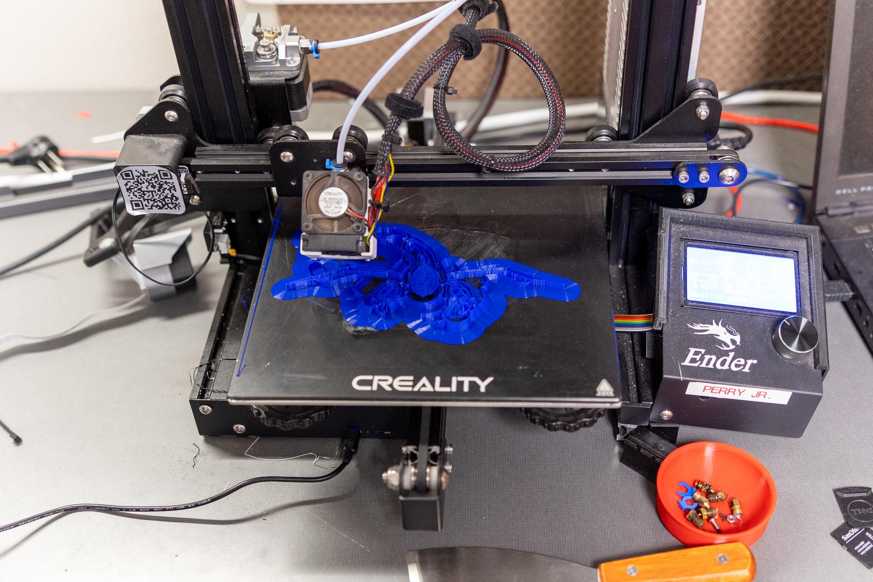 A Creality 3D printer is among the technology at APSU's GIS Center.