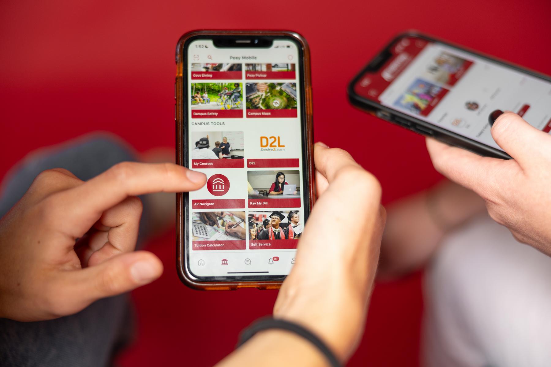 AP Navigate, a comprehensive digital platform for Austin Peay State University students, recently added the GovSignal tool to enhance student support services. | Photo by Sean McCully. 