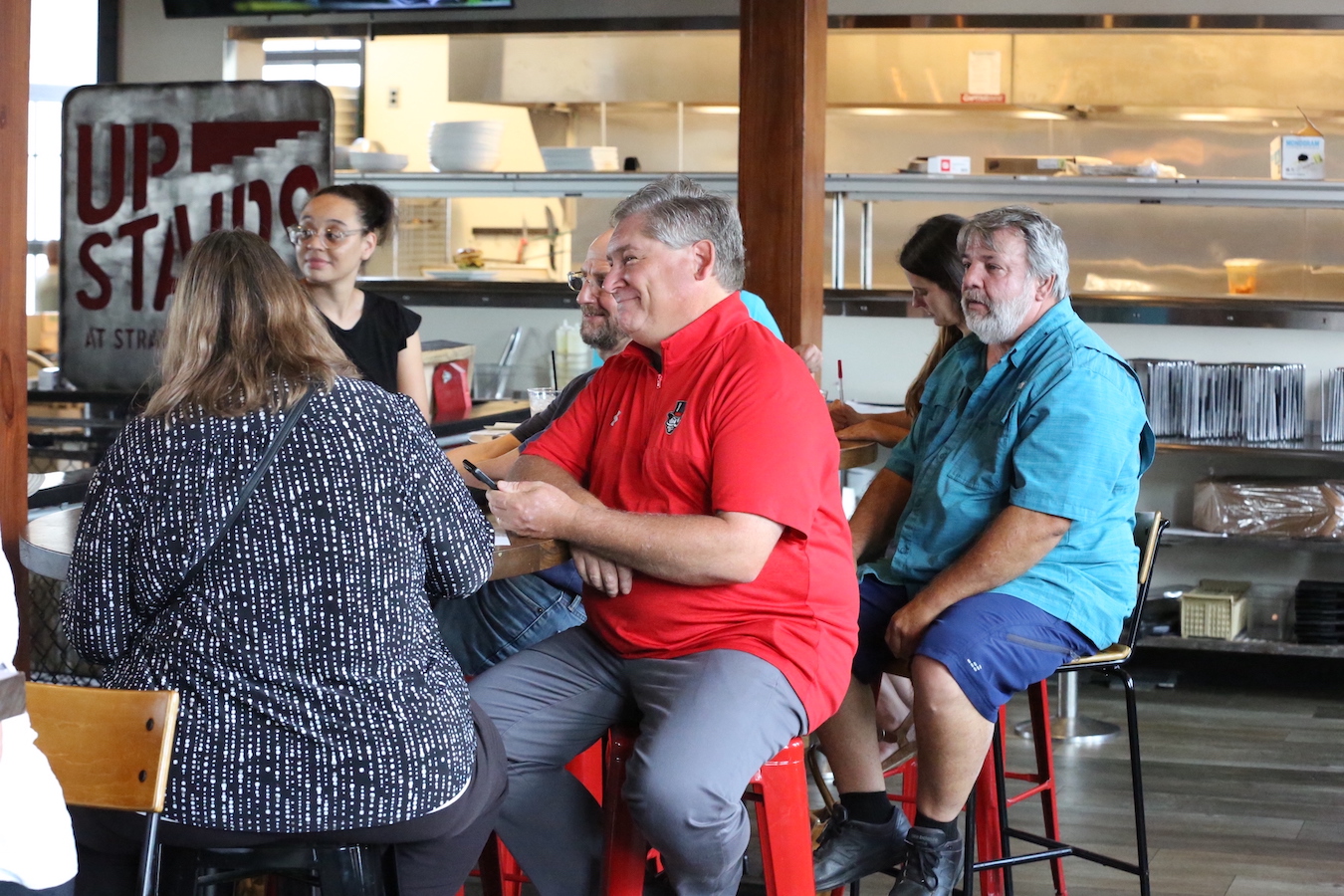 Attendees enjoy a Science on Tap event at Strawberry Alley Ale Works, which brings faculty from Austin Peay State University’s College of STEM to present on fascinating topics.