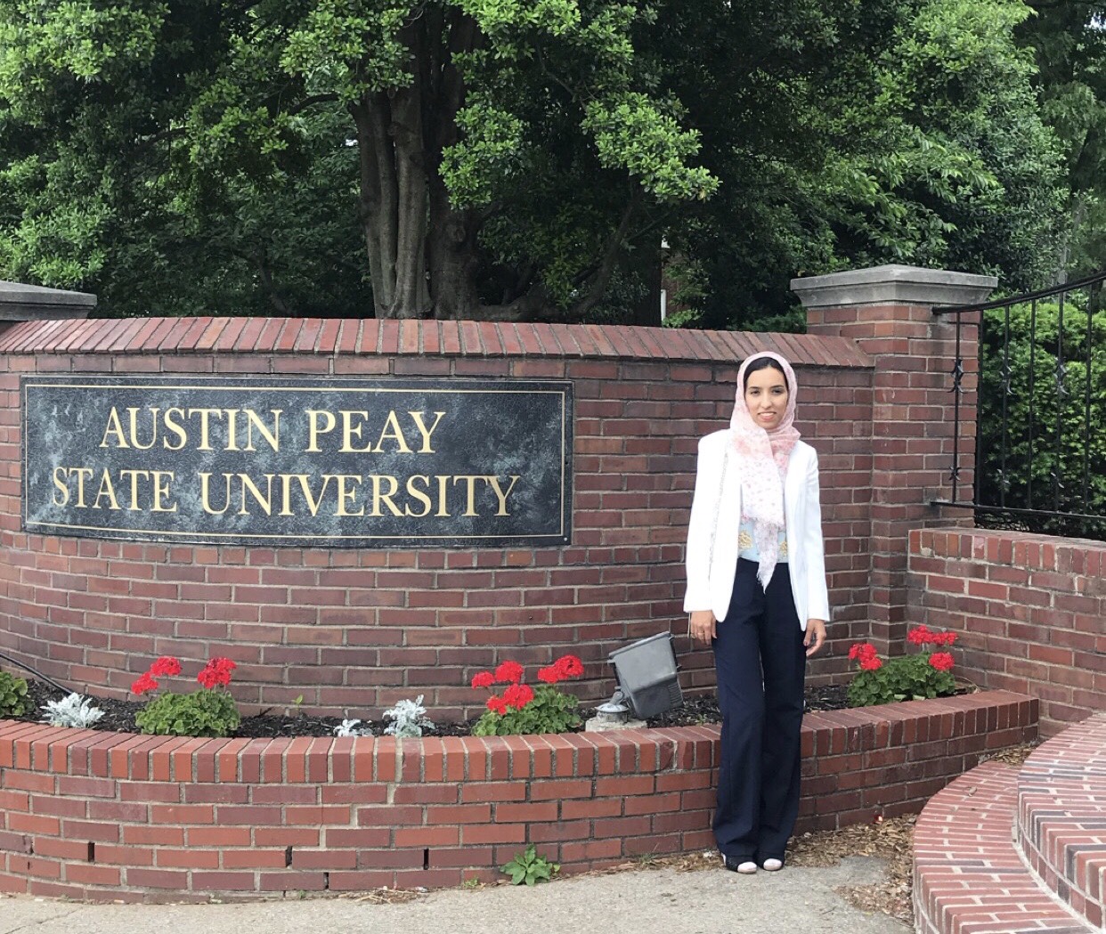 Hanan Alghamdi’s immediate plans after gaining a teaching master's from APSU are to return to Saudi Arabia, hoping to apply what she’s learned to elementary education “to fill the gaps in education” there.
