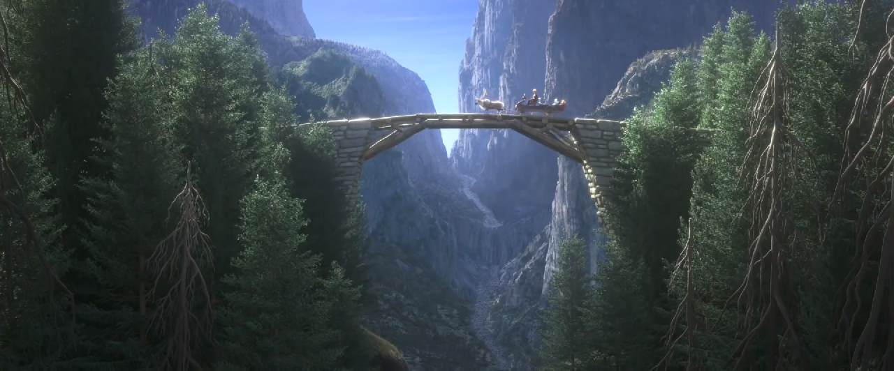 Abels worked on this shot in “Frozen II.” She’s had to keep much of the movie secret from her friends. “I’ve had the songs stuck in my head since June, but I can’t sing them out loud!”