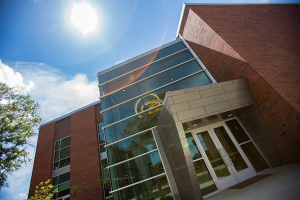The exterior of APSU's new Art and Design building