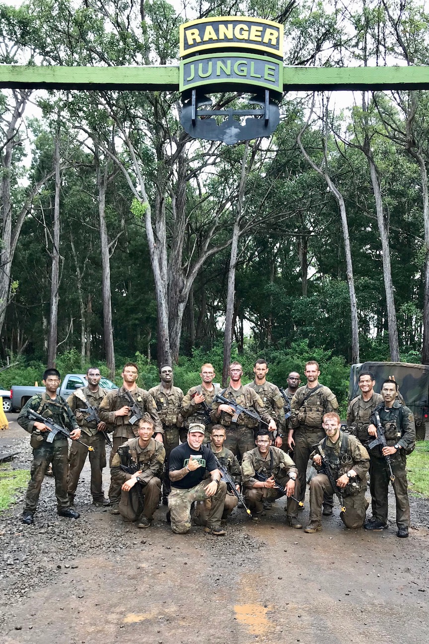 “There’s classes on moving through the jungle,” he said. “Moving through the jungle as a platoon is nearly impossible. You can’t move like that (in the wedge formation he was used to) through that dense vegetation.”
