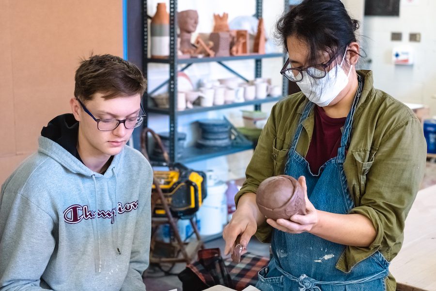 Community School of the Arts hosts weeklong ceramics workshop for Clarksville Academy