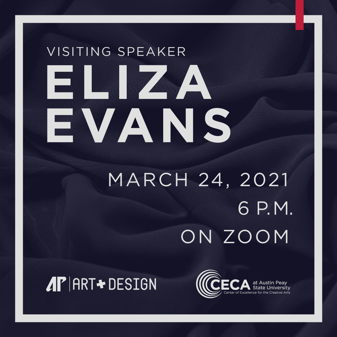 The Department of Art + Design, with support from The Center of Excellence for the Creative Arts, is pleased to host environmental artist, Eliza Evans, to continue an incredible 2020-21 CECA Visiting Artist Speaker Series season.  “Eliza Evans experiments with sculpture, print, video, and textiles to identify disconnections and absurdities in social, economic, and ecological systems,” said Michael Dickins, chair of the CECA Visiting Artist Speaker Series. “The initial parameters of each work are carefully researched and then evolve as a result of interaction with people, time, and weather.”  At 6 p.m. on March 24, Evans will speak via Zoom to discuss her work and creative practice. Registration is required and is available here at https://bit.ly/CECAEvans.  On April 22, she will be on campus to perform a reiteration of her piece, Time Machine, a duration and interactive work, where she will spend eight hours “living” in a mass-produced greenhouse on the lawn of the Arts Quad.  “The outside and inside temperature difference serves as a kind of climate change scenario generator,” Dickins said. “As the temperature rises during the day, it is amplified inside the Time Machine with attendant stress on Evans’ body.”  The April 22 performance is a collaboration between APSU’s art and design and nursing programs. Nursing students from Dr. Kim French’s community health nursing class will monitor, record and display Evans’ vitals during the performance, giving visitors a visualization of the toll that increasing global temperatures have on the human body.  All events are free and open to the public.  About the artist  Evans was born in a rustbelt steel town and raised in rural Appalachia. She currently splits her time between New York City and McMinnville, Tennessee. Her work was exhibited at the Chautauqua Institution, Chautauqua, New York (2019), Edward Hopper House Museum, Nyack, New York (2019), Chashama Sculpture Field, Pine Plains, New York (2018), BRIC, Brooklyn (2017), and Purchase College, Purchase, New York (2017).  Residencies include the National Center for Ecological Analysis and Synthesis, UC Santa Barbara (2020), Bronx Museum AIM, and Franconia Sculpture Park, Shafer, Minnesota (both 2019). Evans holds an MFA from SUNY Purchase College in visual art and a Ph.D. in economic sociology from the University of Texas at Austin.  For more on Evans and her work, visit www.eevans.net/.  For more about the lecture, contact Dickins at dickinsm@apsu.edu.  For future CECA Visiting Artist Speaker Series events, visit https://www.apsu.edu/art-design/exhibitions-speakers/visiting-artists.php.