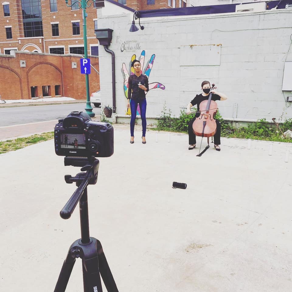 Austin Peay State University opera theatre students in the Department of Music have been working hard to create an opera piece that covers the events of 2020 in a unique way. And at 7 p.m. April 27, they will premiere the finished product, a film titled “Hope: The Work Begins,” at Upstairs at Strawberry Alley. The film also will be livestreamed. Those interested in the livestream need to check with the APSU Department of Music and APSU Opera Theatre Facebook pages before the event. Admission is free to the in-person and livestreamed events. The project is a musical response to the events of 2020 and includes many collaborations, especially with Austin Peay orchestra students. Opera Director Dr. Virginia Boaz helped her students create the project by outlining requirements, but the students chose the music and other elements. The film “is a pastiche of opera, operetta and musical theatre excerpts connected by an original narrative, which the students created,” according to the Opera Theatre event posting. The story explores themes during the pandemic such as unemployment, racial tensions and mental health. Much of the story happens in a restaurant, and Strawberry Alley Ale Works partnered with the students to serve as the set. For more information, visit www.apsu.edu/music.