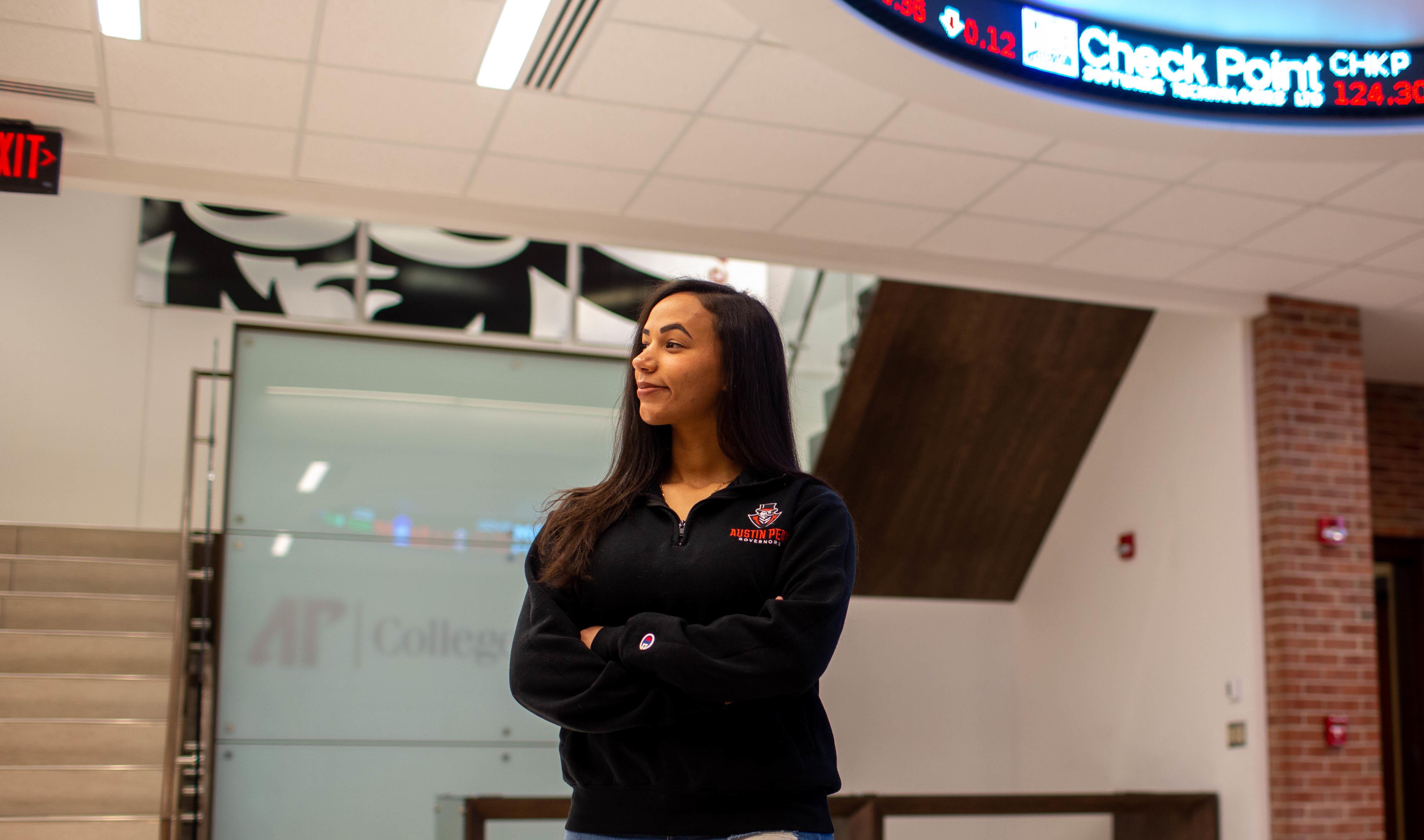 Austin Peay State University has been a part of Katherine Alba’s life for several years, including during her 2016 deployment to Iraq.  “When I was deployed, it was when I first started taking a few classes with the school,” she said during a recent interview. “It was an interesting time to do it online, but the school made it very easy for me to be able take classes remotely.”  Alba – who recently won the CSM (R) Sidney Brown Scholarship and will graduate in May with a degree in business management – was serving in Iraq in support of Operation Inherent Resolve.  “I’d go to work in the morning, do all that I would do, then at the end of the day, I’d go back to my room around 1800 (6 p.m.), and that’s when I would do my homework,” she said.  Developing as a leader  When Alba returned to Clarksville in December of that year, she immediately started APSU classes during “Winter Term,” a four-week online term between the fall and spring semesters. For the next few years, she continued juggling online classes at Austin Peay and her Army career.  That ended in 2019 when the Army accepted her into the Green to Gold program, a two-year program that provides eligible active-duty enlisted soldiers a chance to complete a bachelor’s or graduate degree and become commissioned as a U.S. Army officer.  Alba already has her eyes on the future.  “Both the ROTC program and the school I feel like they both have really developed me as a leader,” she said. “I feel very prepared to take on whatever I need to do next. Whenever my next duty position is going to be or wherever I go, I feel completely prepared that I'm going to be able to do well and excel wherever I go.”  Alba also hopes to use her degree to someday work in the field of human resources.  “I am passionate about helping others and making an organization the best it can possibly be,” she said.  Developing connections, lifelong friendships  Alba, originally from Reading, Pennsylvania, had several reasons for coming to Austin Peay.   “I chose to attend this University because of the amazing reputation the school and the APSU ROTC program has,” she said. “Before I started here, I constantly heard great things about the school from students, alumni and staff.”  The CSM (R) Sidney Brown Scholarship helps Alba in multiple ways. Not only does it help make her senior year feel more secure, but it also allows her to save her G.I. benefits for her children.  She also appreciates winning the scholarship because of her admiration for Brown – a Vietnam veteran who helped pave the way for a generation of elite African American soldiers. Brown deployed with the 101st Airborne Division in 1957 to Arkansas to help desegregate Little Rock Central High School .  He graduated in 1985 and went on to serve on the Montgomery County Commission. Brown died in 2020.  “It means a lot to me because he played such a big part in the community here and has such a big part in history itself,” Alba said. “I just really want his family to know that the foundation and the scholarship is really making a difference for me in my life and for my family.”  As an undergraduate, Alba has been an accomplished cadet within the ROTC program and a member of the APSU Chapter of the National Society of Leadership and Success.  “During my time at APSU, I have made connections with so many wonderful people,” she said. “I have made lifelong friendships and also met many mentors who I regularly seek guidance from. These people have all made my experience here one to remember.”   To learn more  • For more about Austin Peay’s ROTC program, visit https://www.apsu.edu/rotc/.  • For more about the Green To Gold program at APSU, go to https://www.apsu.edu/rotc/active-duty-soldiers-green-to-gold.php. • To read more about Sidney Brown’s life, visit this news obituary from The Leaf-Chronicle: https://www.theleafchronicle.com/story/news/local/clarksville/2020/01/06/sidney-brown-trailblazing-black-airborne-soldier-dies/2822983001/.  How to give  This story features a student who has benefited from an APSU endowment. Endowments are permanently restricted funds managed by the Austin Peay State University Foundation. The amount of each scholarship award may vary and will be determined based upon the value of the endowment and the Foundation spending plan. To support APSU fundraising initiatives, contact the Office of University Advancement at 931-221-7127.