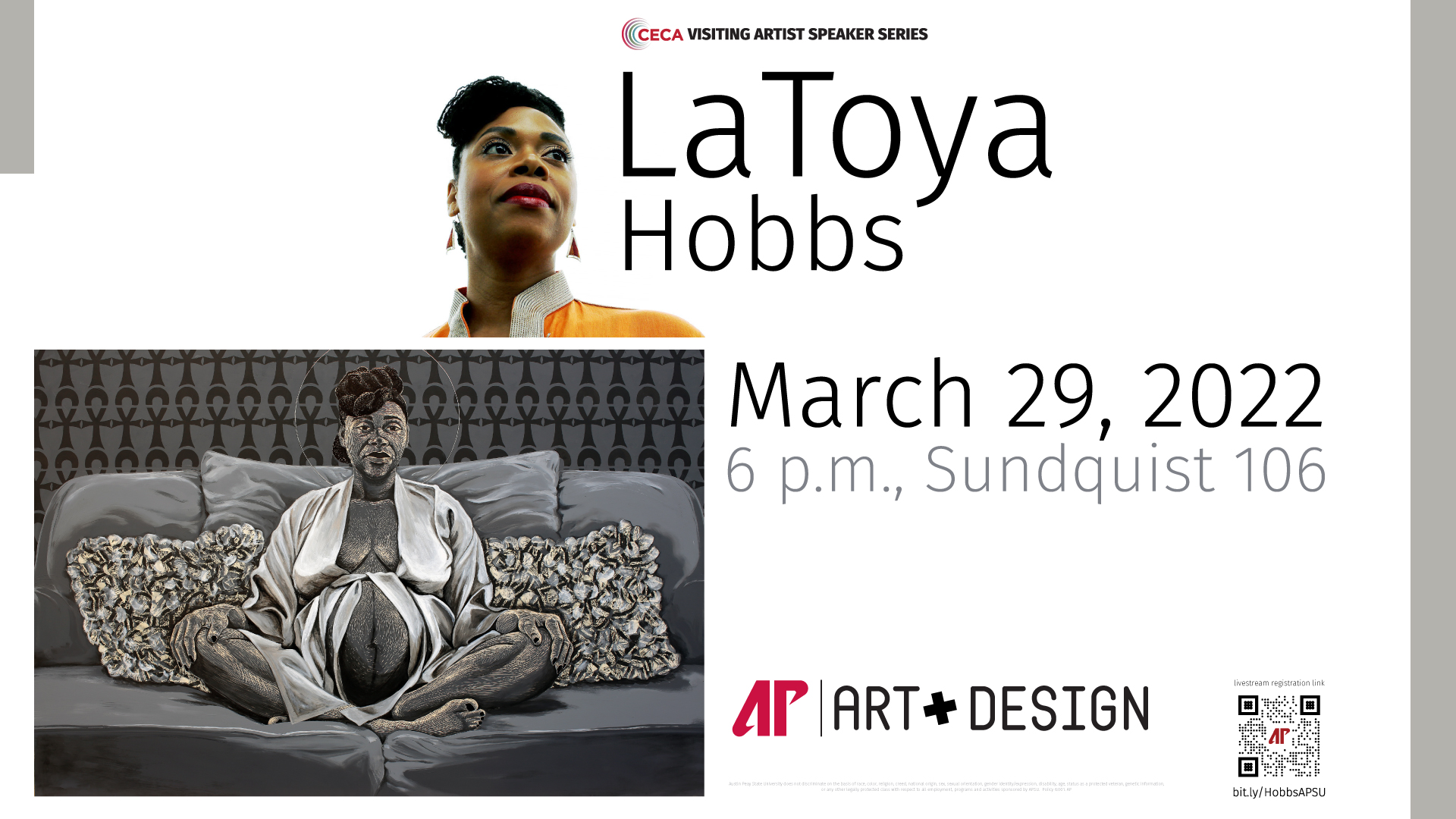 This Week at Austin Peay: Celebrated printmaker LaToya Hobbs to speak on campus