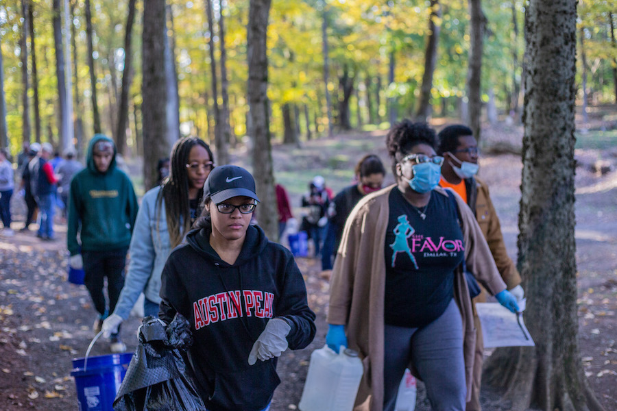 APSU hosts tour and cleanup day for historic Mt. Olive Cemetery