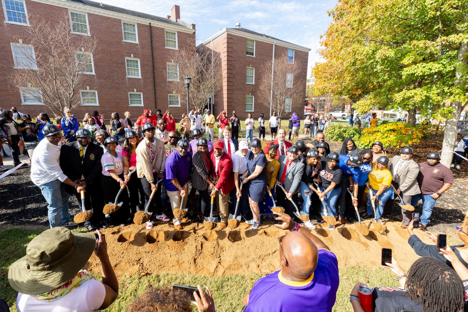 APSU hosts the NPHC Plaza Groundbreaking Ceremony during Homecoming celebrations on Oct. 28