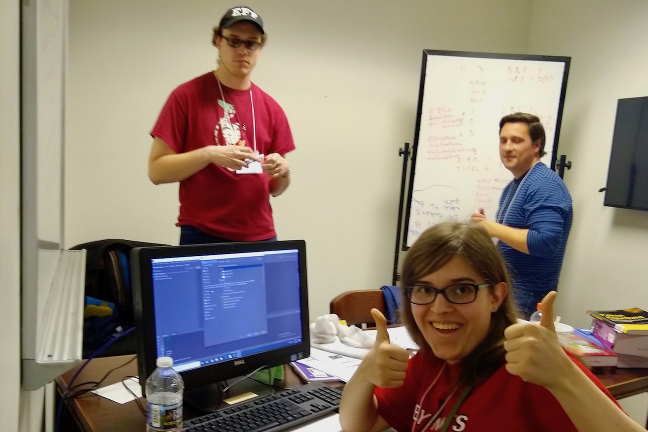 Team “Scarlet Double” finished first of 16 teams at the University of Tennessee at Martin, and that finish was good enough to rank the team 24th overall of 126 teams competing in the Association of Computing Machinery’s International Collegiate Programming Contest Mid-Central USA region.