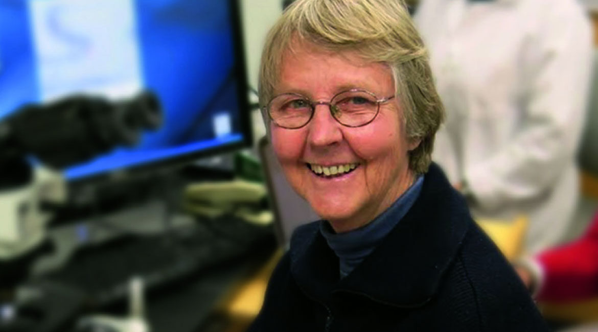 The late Dr. Susan E. Ford, a renowned shellfish pathologist and research professor at Rutgers University who served on numerous scientific boards and authored nearly 100 peer-reviewed publications.