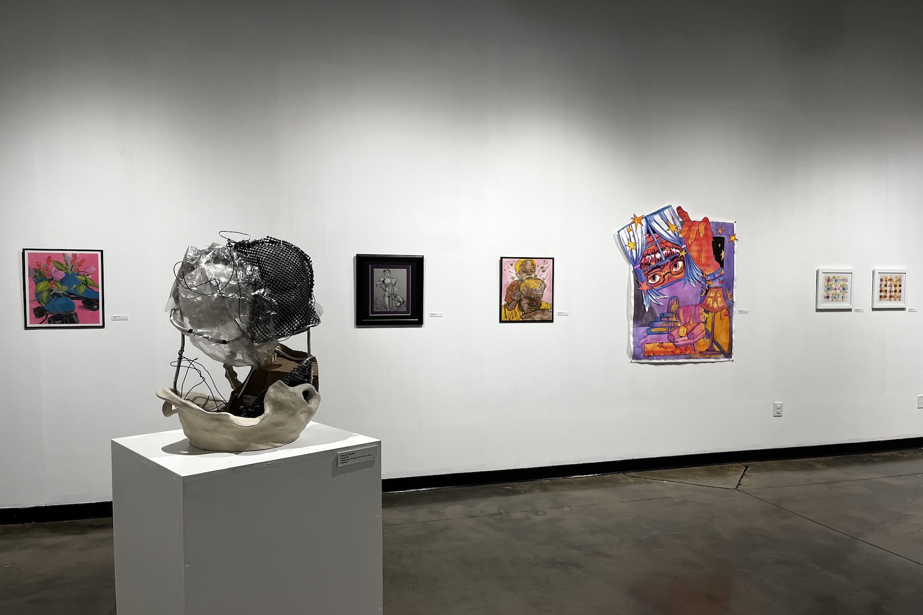 The New Gallery, Austin Peay State University's 1500-square-foot white cube contemporary art gallery. 