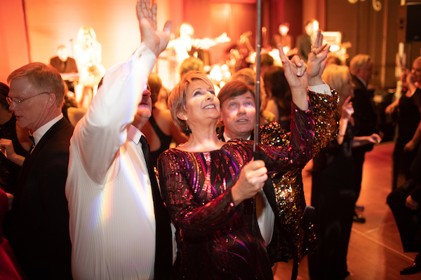 Partygoers dance at the 2019 Candlelight Ball.