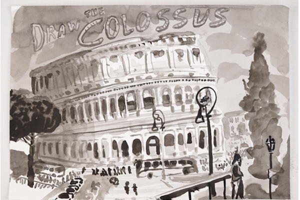 A new drawing of Roman ruins by Paul Collins