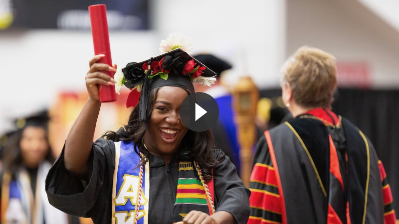 The first of three Austin Peay State University commencement ceremonies is at 10 a.m. Friday, May 3, in the Dunn Center on campus.