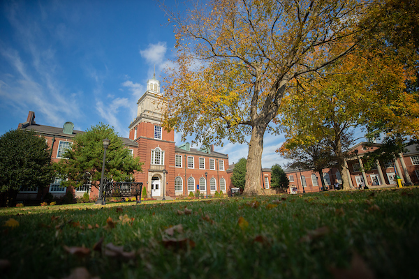 APSU's campus during the fall.