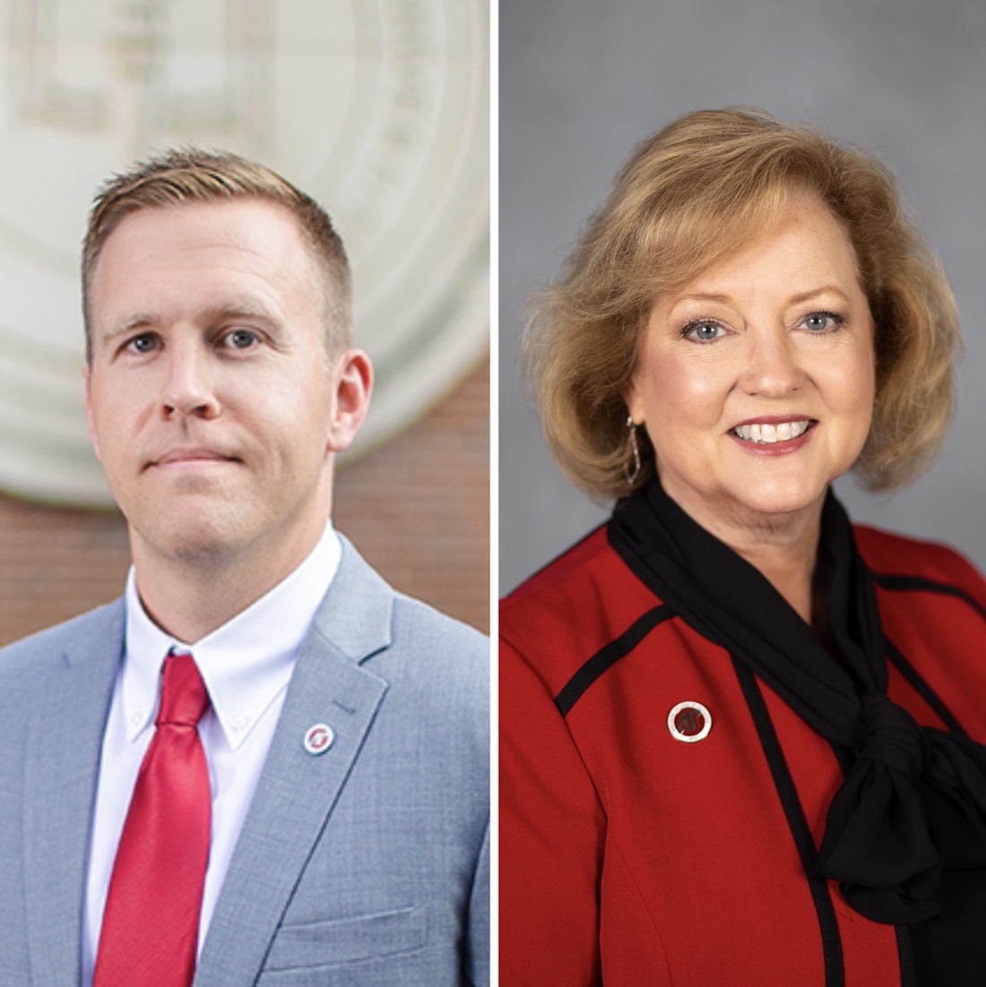 Dr. Prentice Chandler and Dr. Lisa Barron.