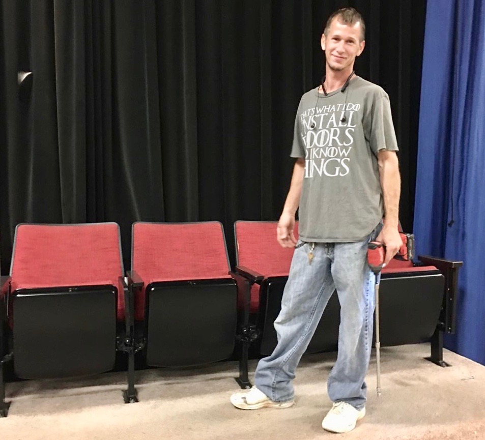 31yearold playbill falls out of reclaimed Trahern Theatre seat