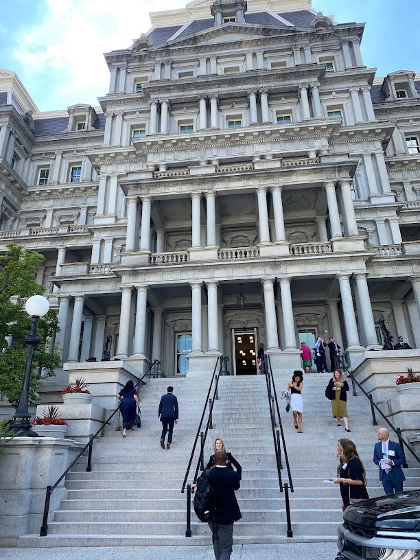 The Eisenhower Executive Office Building. 