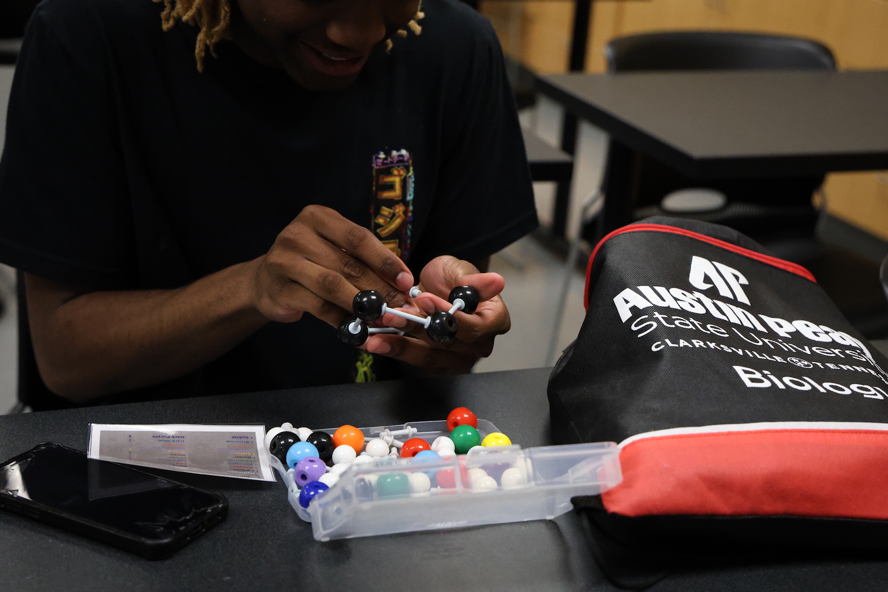 APSU’s Students to STEM Professionals program, made possible with Google grant funding, allowed incoming freshmen to explore career options and the resources available through the College of STEM. 