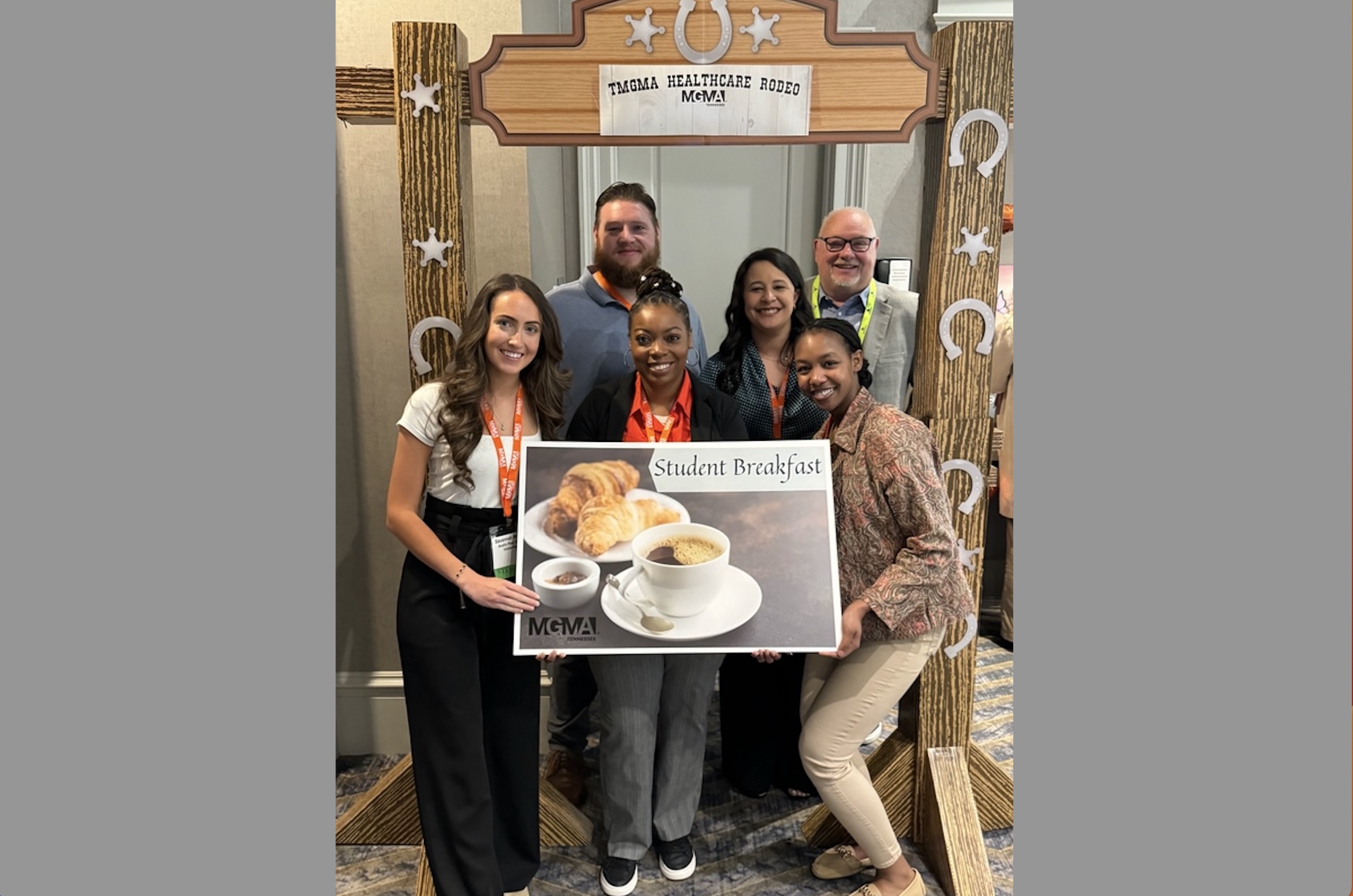 Students from APSU's Master of Healthcare Administration program attend the Tennessee Medical Group Management Association's annual meeting. 