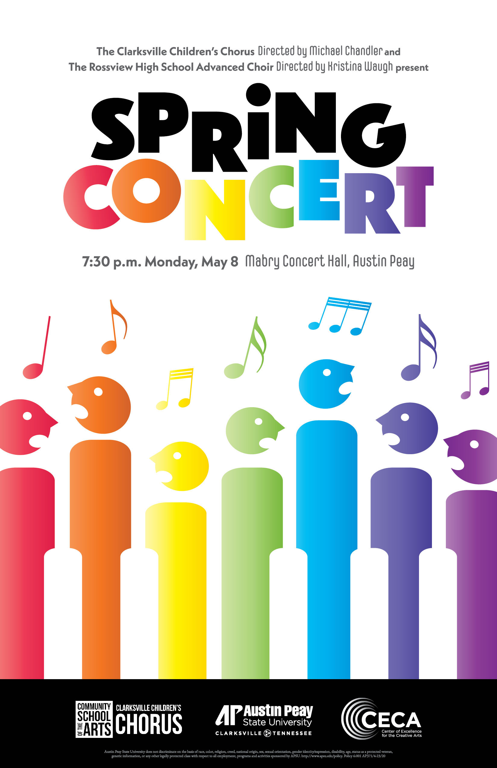 CSA Spring Concert flyer